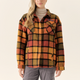 Acadia Plaid - Fire - Women's TOH Flannel Shirt Jacket