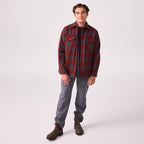 Men's New England Woolen Shirt Jacket - Levitate