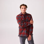 Men's New England Woolen Shirt Jacket - Levitate