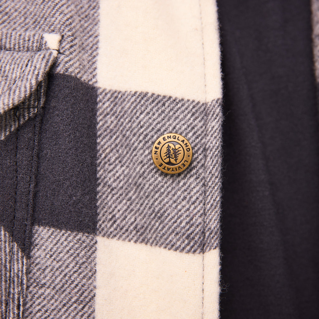 Men's New England Woolen Shirt Jacket - Levitate