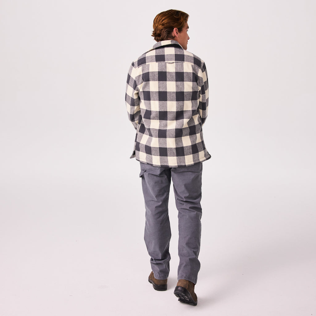 Men's New England Woolen Shirt Jacket - Levitate