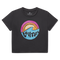 Black - Rainbow Wave Crop
