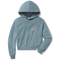 Harbor Blue - Single Fin Club Crop Hoodie