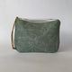 Sage - Waxed Canvas Clutch