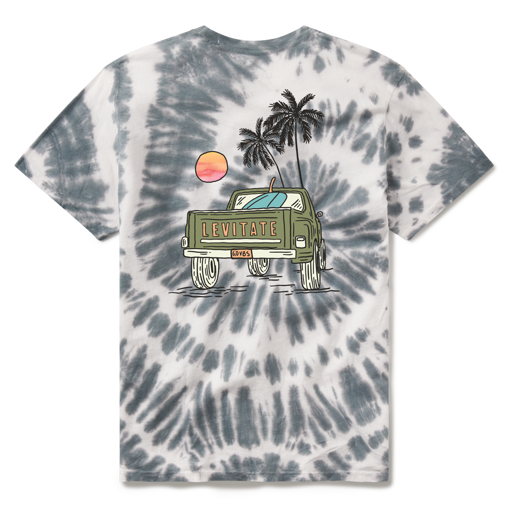 Men's Sunset Pick Up Tie Dye Tee