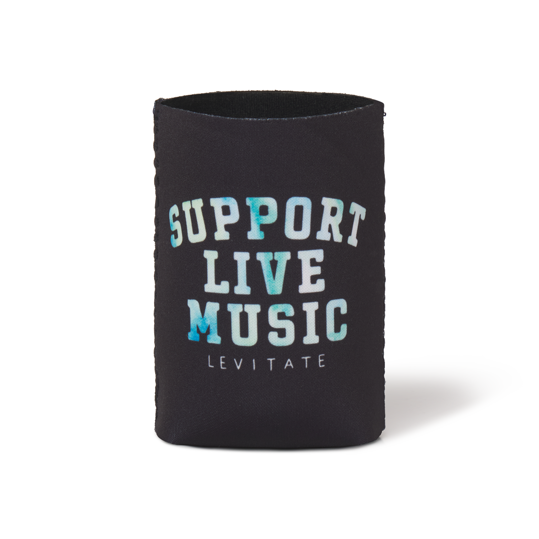 Support Live Music Koozie