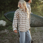 Women's Flannel Shirt Jacket