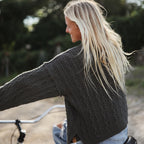 Women's Cable Knit Relaxed Sweater