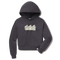Vintage Black - Women's Widespread Crop Hoodie