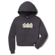 Vintage Black - Women's Widespread Crop Hoodie