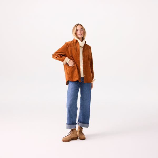 ESSAY（エッセイ） COLLAR LESS COAT　Grey Brown ESSAY（エッセイ） COLLAR LESS COAT Grey Brown