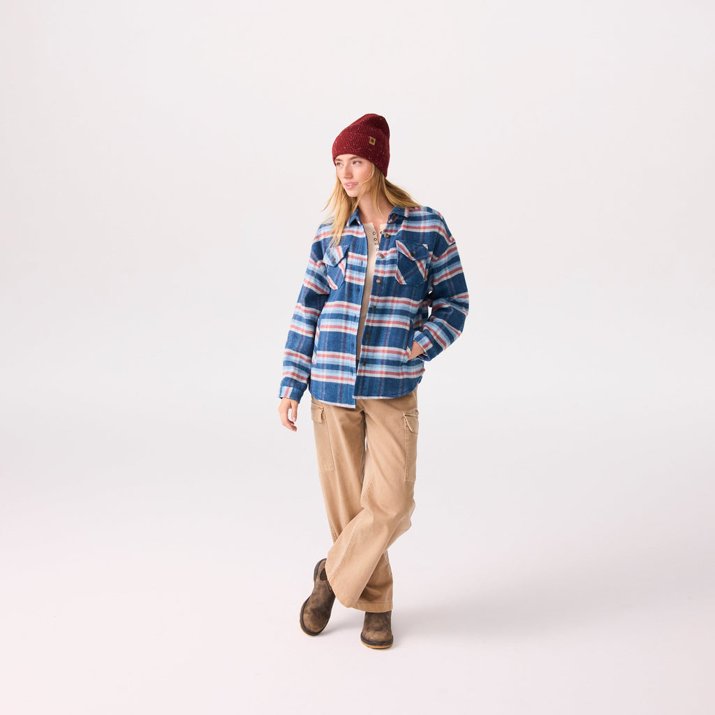Women's Flannel Shirt Jacket - Levitate