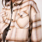 Women's Flannel Shirt Jacket - Levitate
