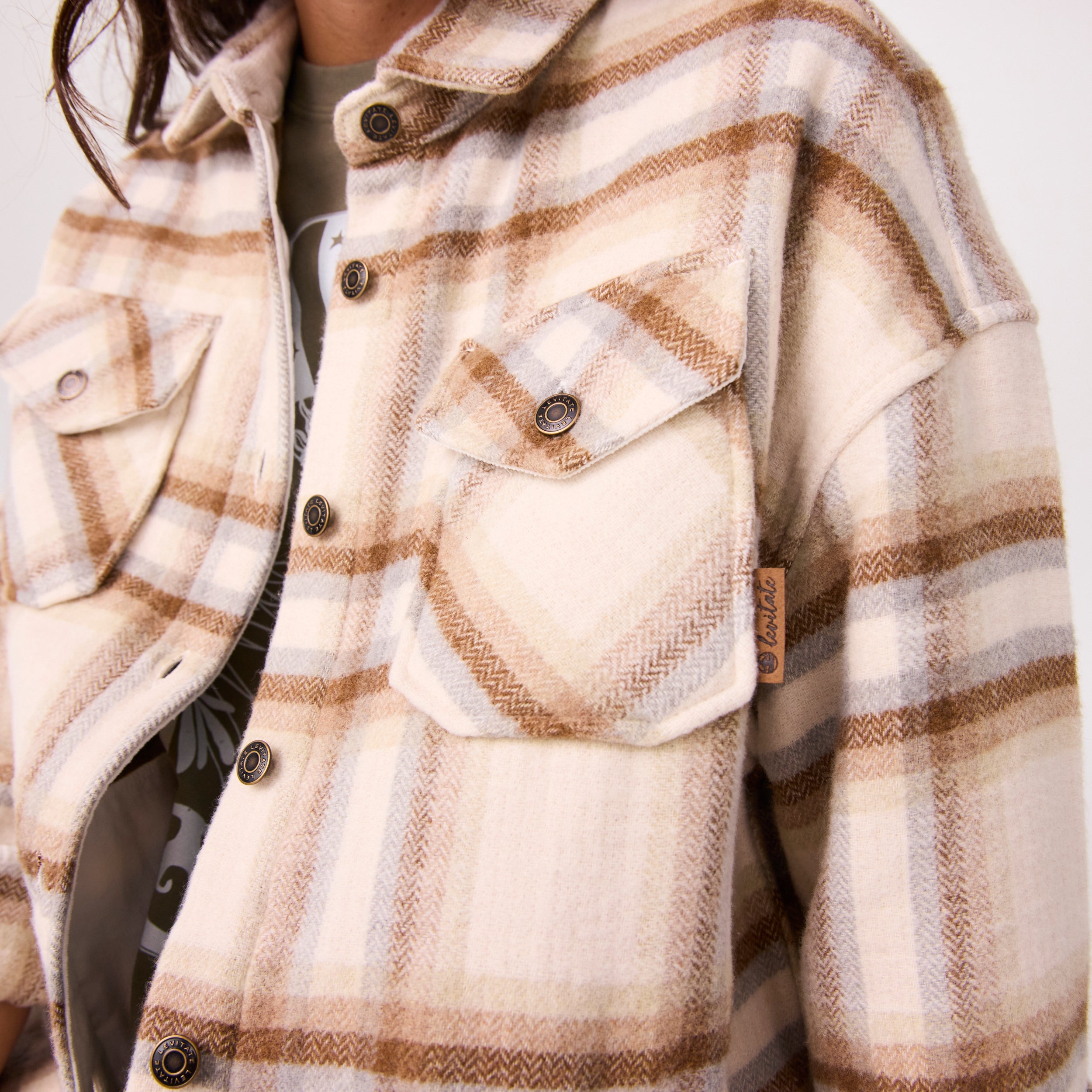 Women's Flannel Shirt Jacket