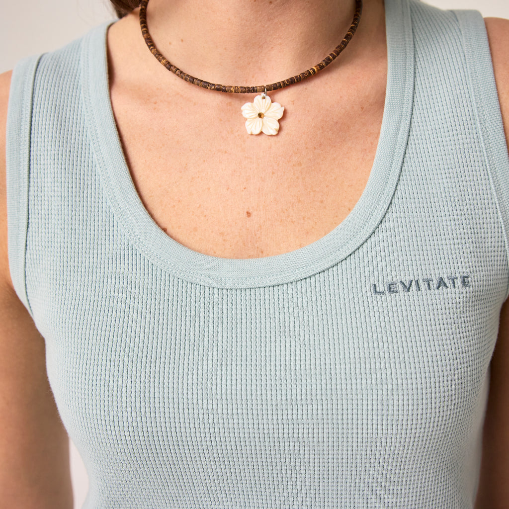Women's Waffle Thermal Tank - Levitate