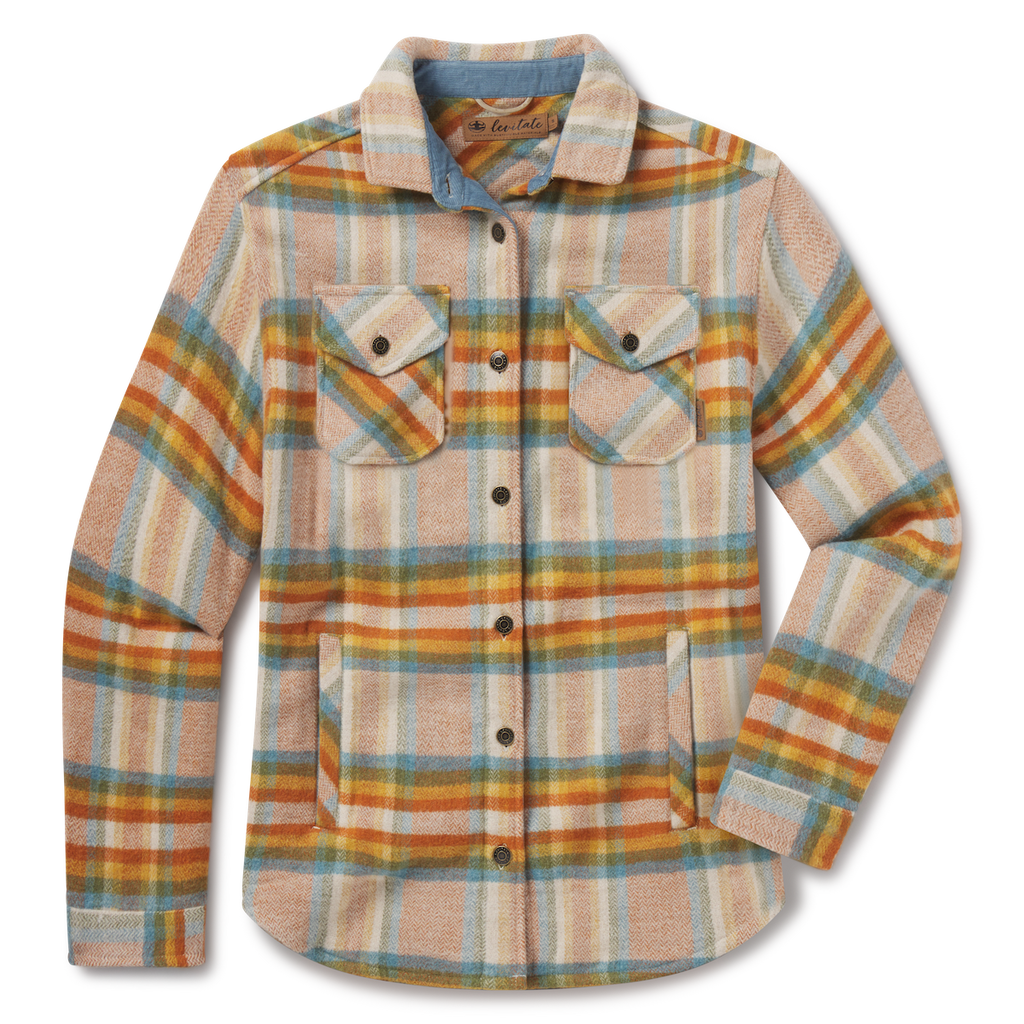 Women's Flannel Shirt Jacket - Levitate