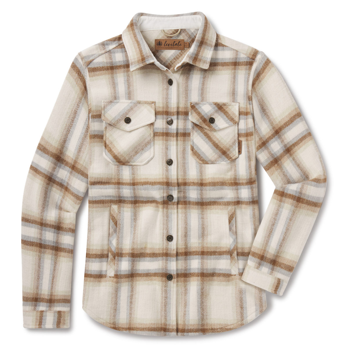 Women's Flannel Shirt Jacket - Levitate