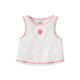 White - Women's Sunny Days Ribbed Tank