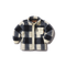 Exploded Buffalo Check - Black - Youth Adventure Jacket