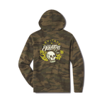 Levitate x Elovaters Camo Skull Hoodie