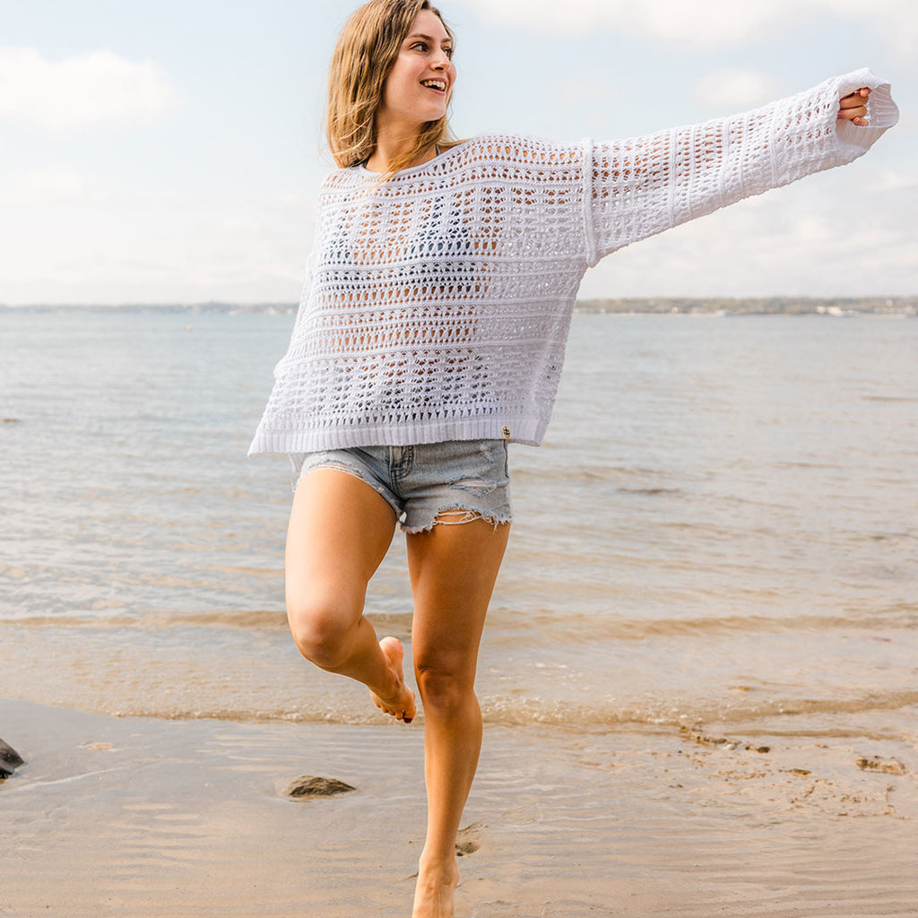 Women's Open Knit Sweater