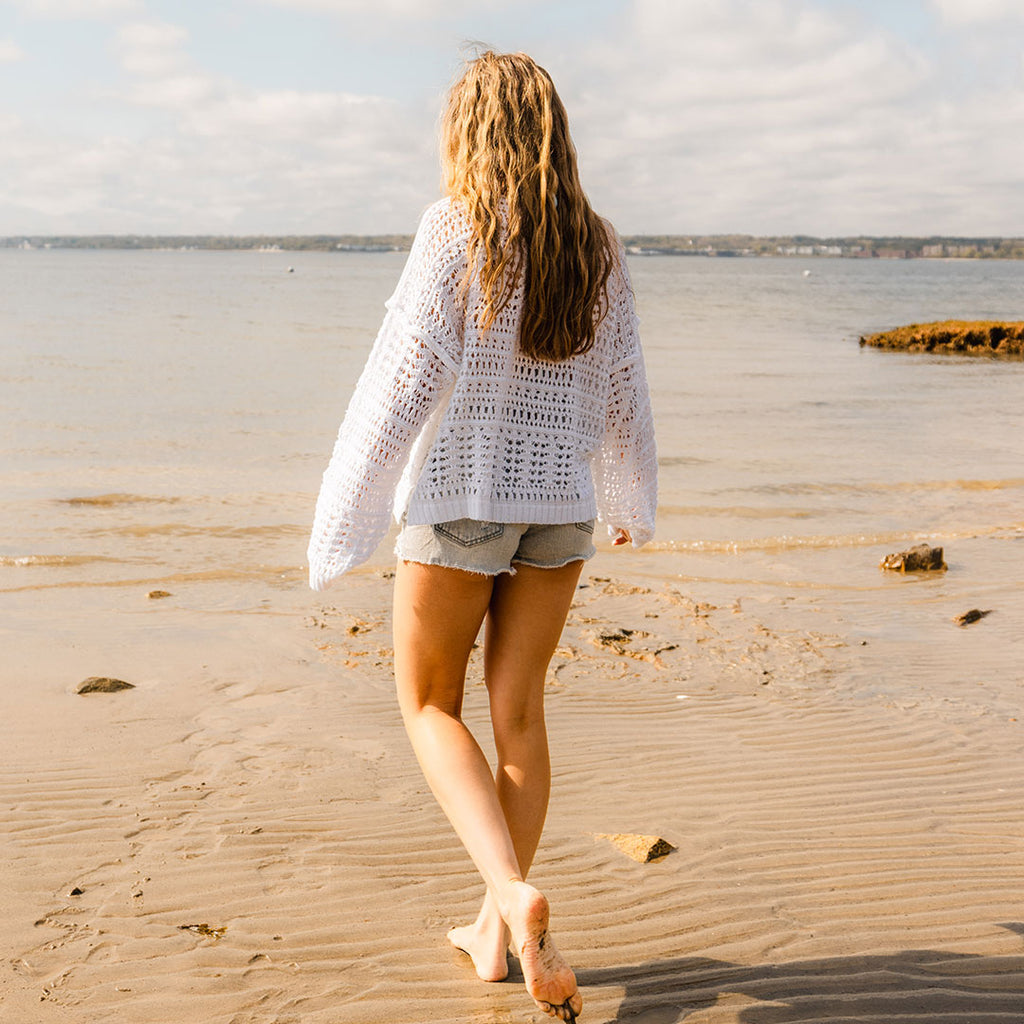 Women's Open Knit Sweater