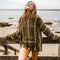 Pocomo Stripe - Olive - Women's Golden Hour Sweater