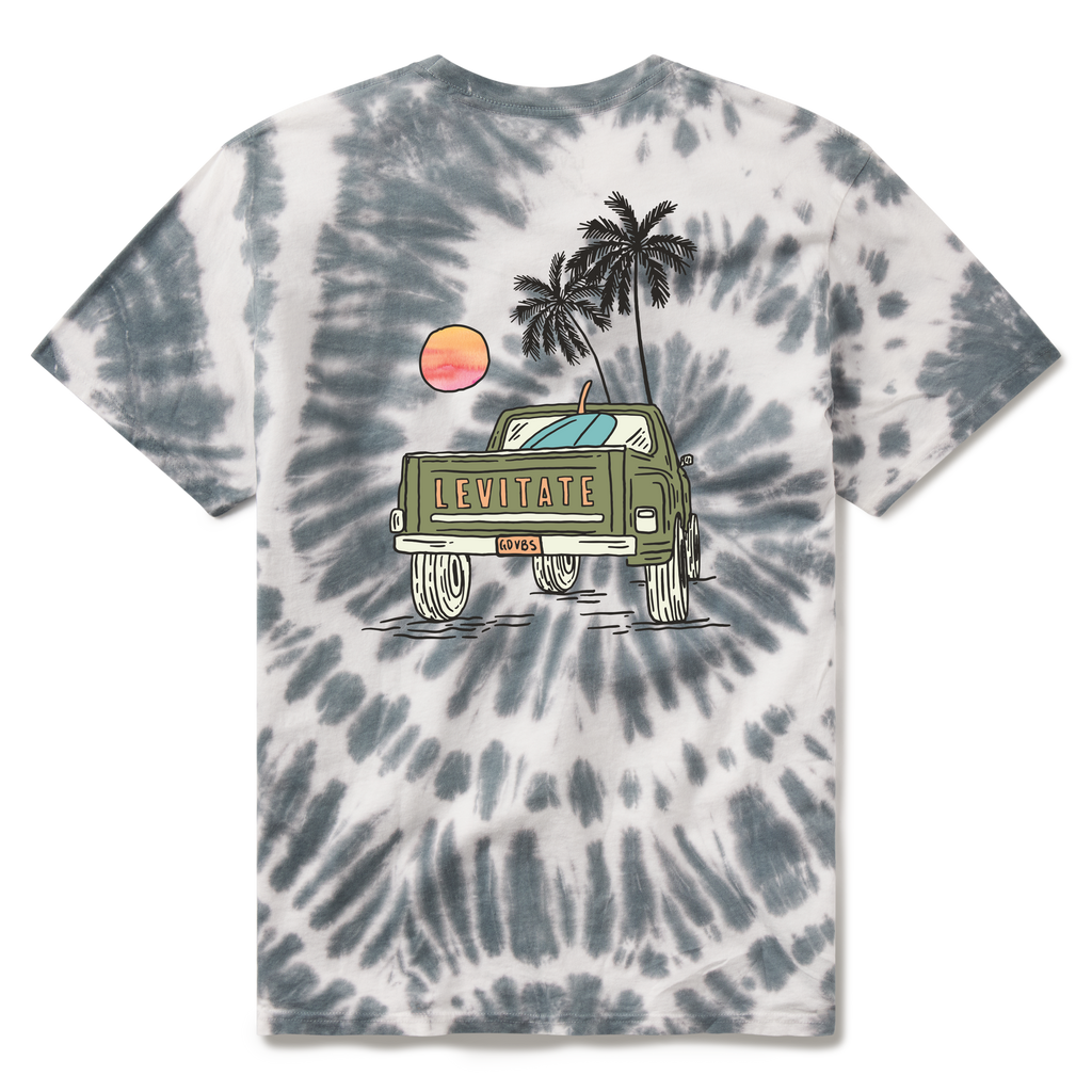 Men's Sunset Pick Up Tie Dye Tee
