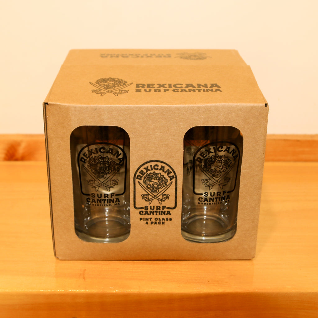 Rexicana Pint Glass 4-Pack - Levitate