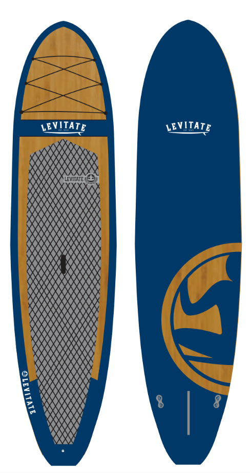 Bamboo Inlay Paddleboard - Reserve For 3/28 Week Pickup - Levitate